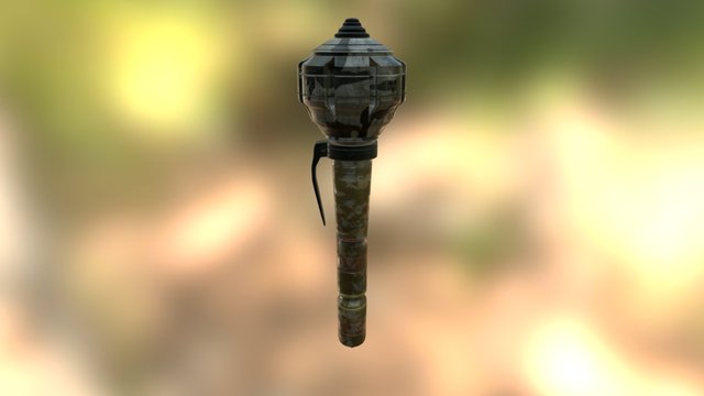 Nuclear Grenade 3D Model