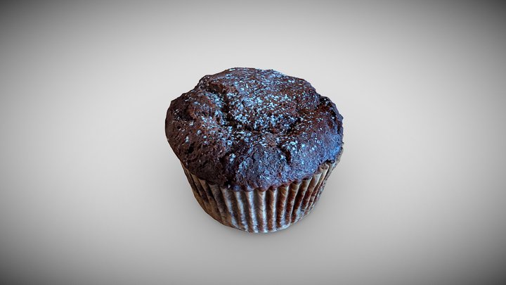 Chocolate Muffin 3D Model