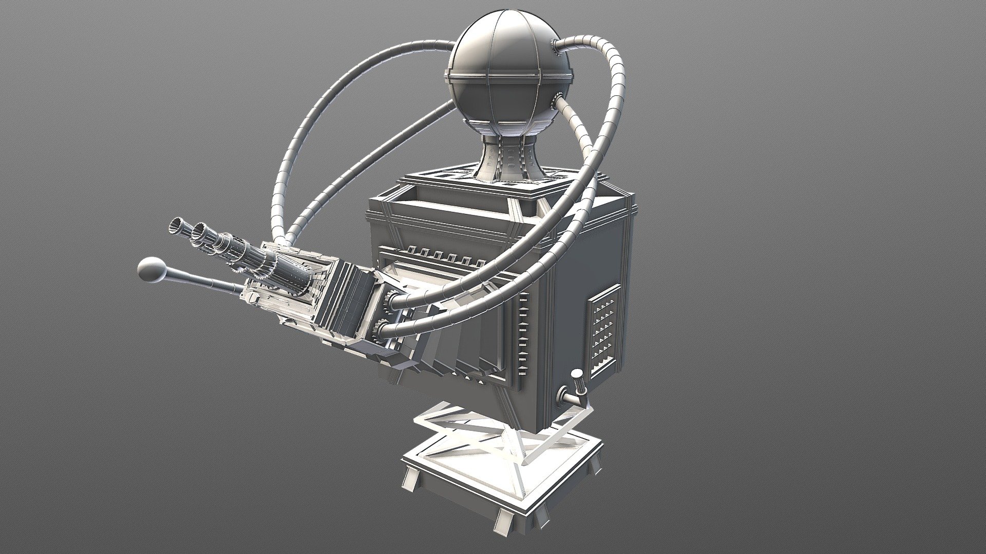 Maszyna - 3D model by maciejkovalski [c3fd871] - Sketchfab