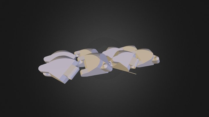Micro Folding Cube 3D Model