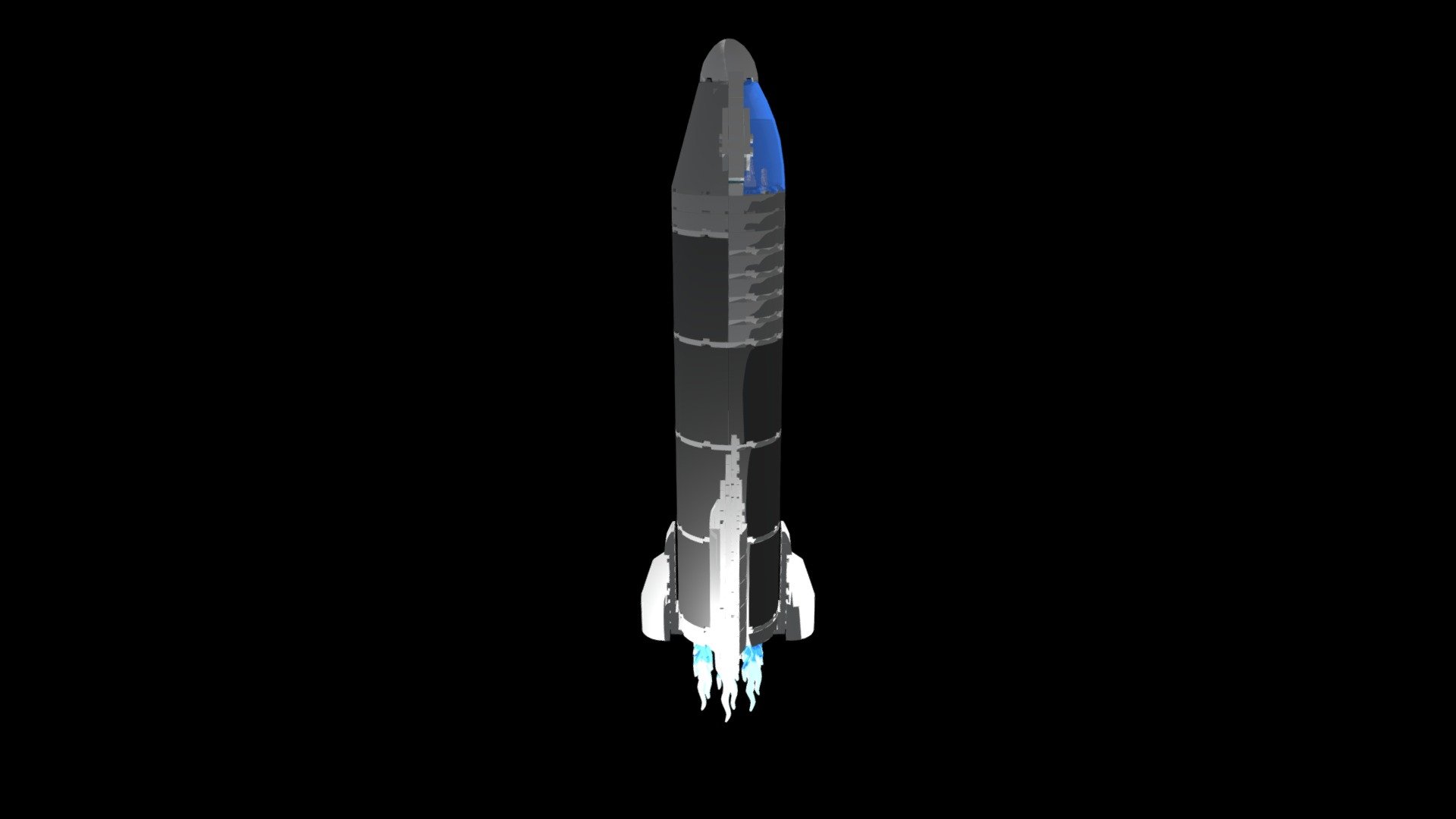 LEGO STARSHIP for flight simulator