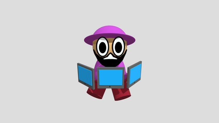 Bandai (Custom Character) 3D Model
