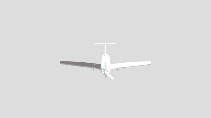 Piper Plane 3D Model