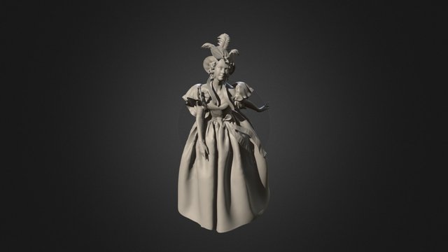 Lady 3D Model