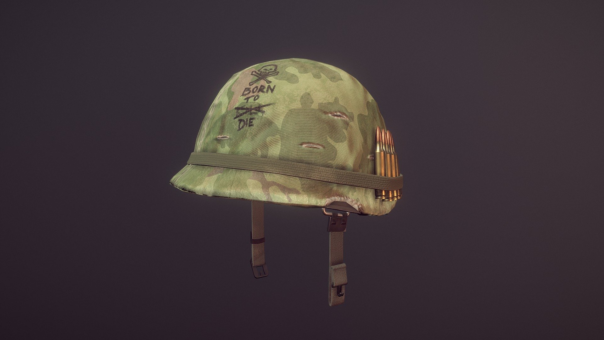 Vietnam War Era M1 Helmet