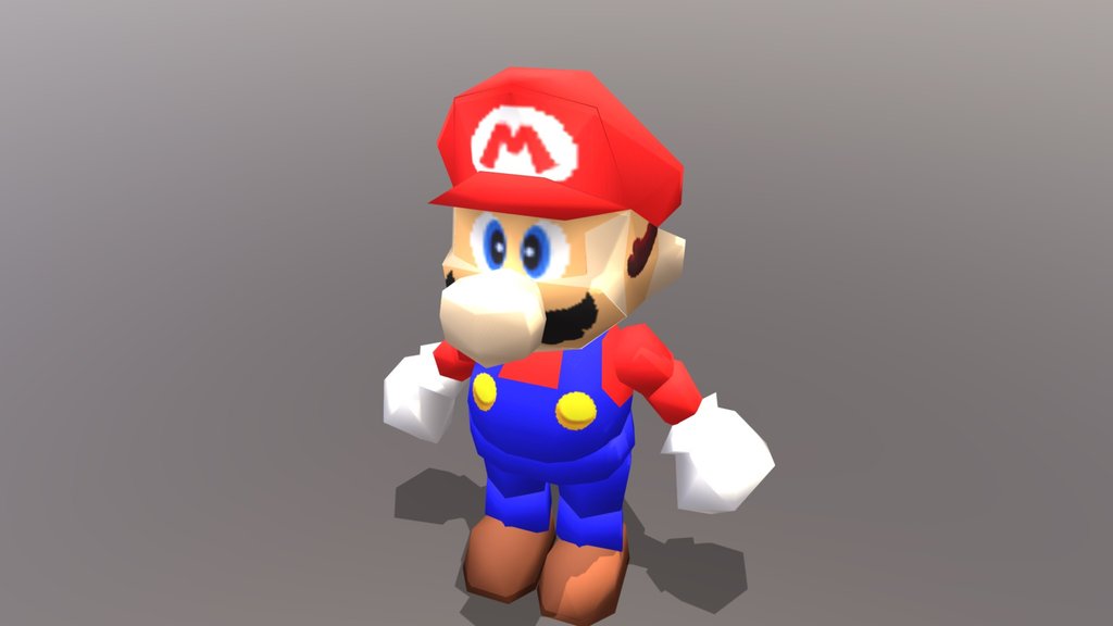 super Mario 64 Beta - A 3D model collection by ...