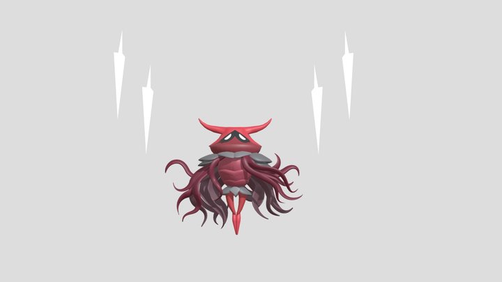 Xero - Hollow Knight 3D 3D Model