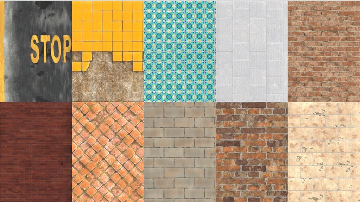 Substance Texture Pack 3D Model