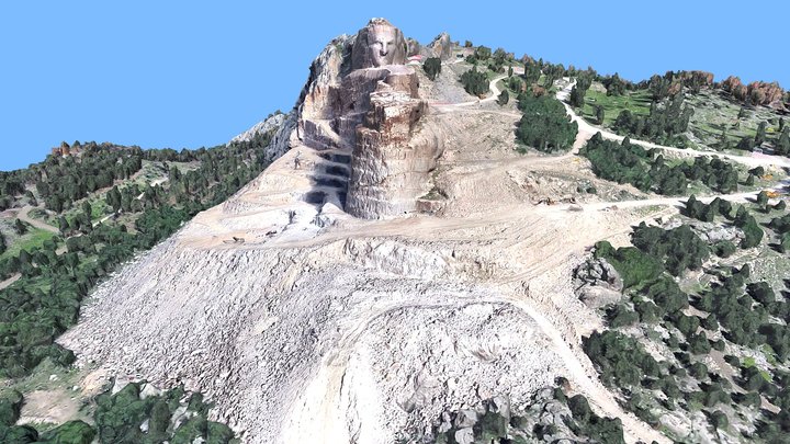 Crazy Horse Memorial, South Dakota 3D Model