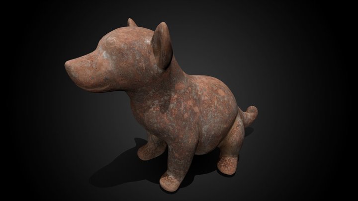 Colima Dog, circa 100 - 300 CE – Free 3D Model STL