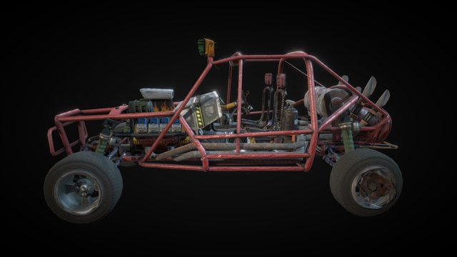 Doom Buggy 3D Model