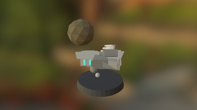 Spaceship 3D Model