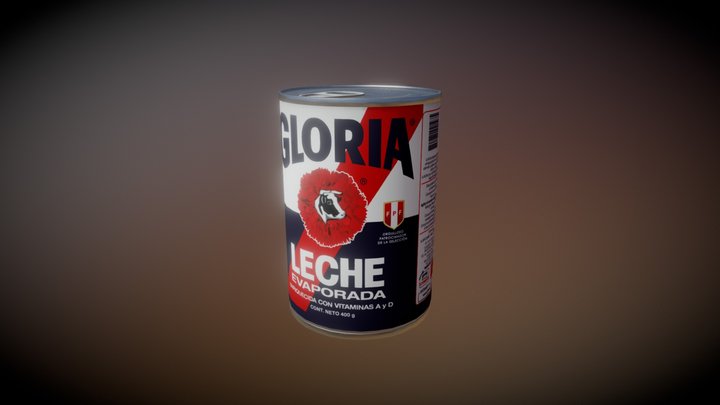 Lata - Leche Gloria 3D Model