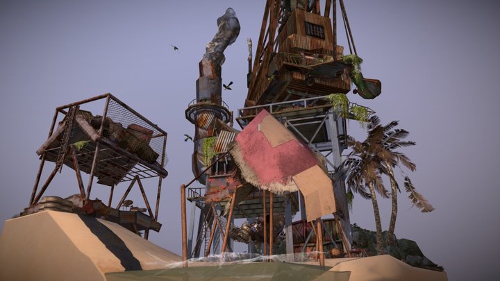 DAE Diorama - Rustborn 3D Model