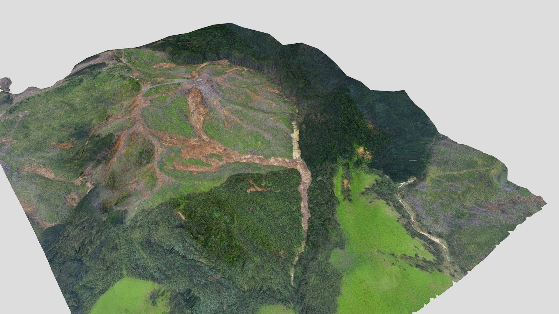 AKL2023 Landslide Dam - Download Free 3D model by GNS Science (@gns ...