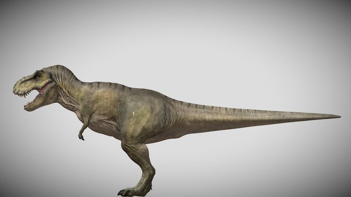 JWE3 Scarred Tyrannosaurus Rex – Kostenloses 3D-Modell STL