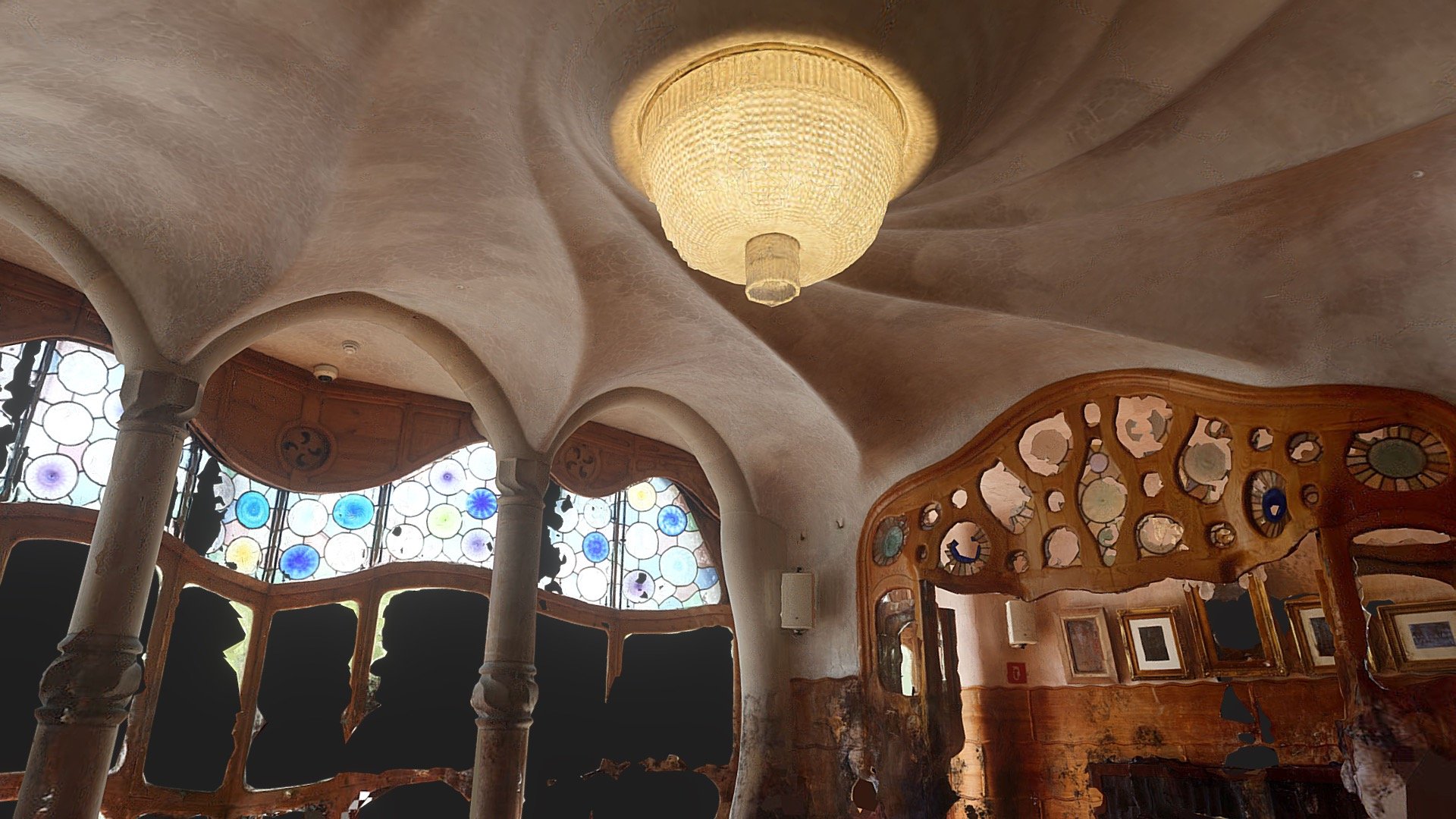 CASA BATLLO INSIDE - ANTONI GAUDI (SCAN) - 3D model by AXL Visual \u0026 Design  [c40680c] - Sketchfab, image size:1920x1080