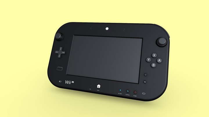 Wii U 3D Model