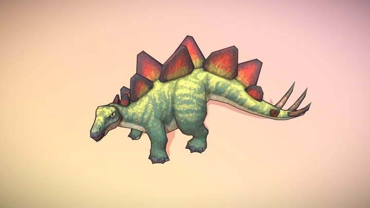 Stegosaurus 3D Model