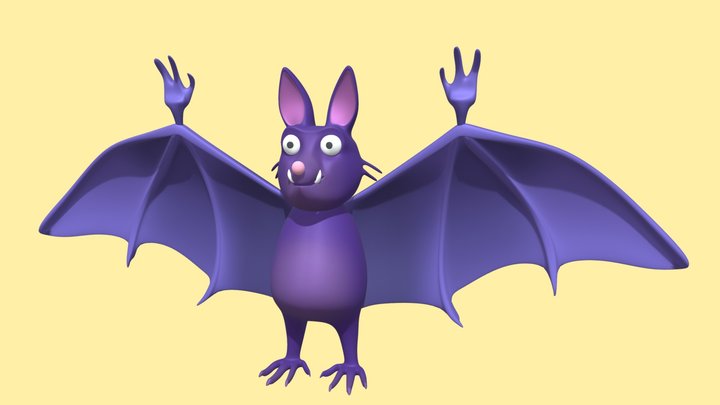Baby Bat 3D Model