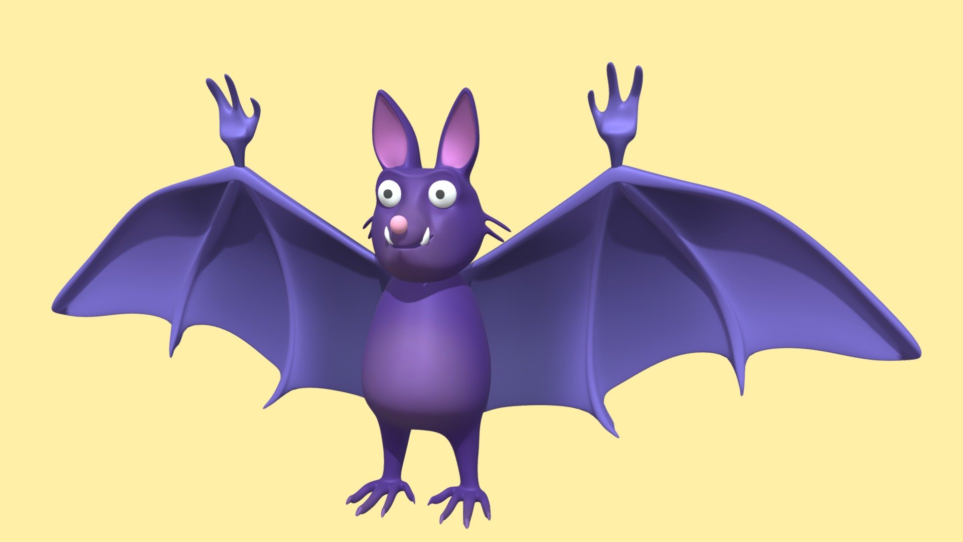Baby Bat 3D model by Kartik Zazadiya (kartikzazadiya364002) [c407d82] Sketchfab