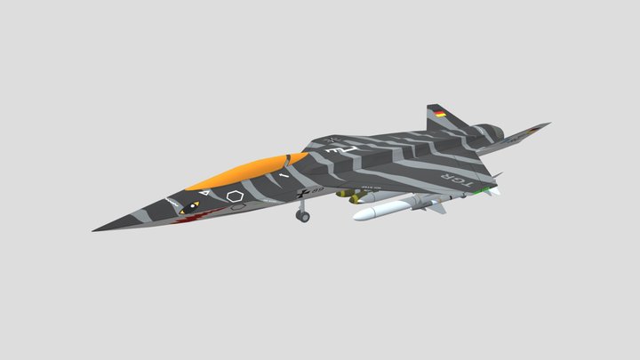 JAWGS F/A-20A Hammerhead "Tiger Hecht" 3D Model