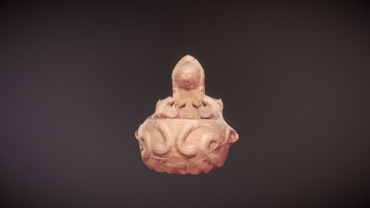 Rock Water source 3D Model