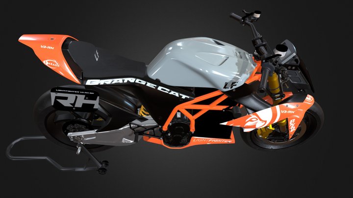 Lightfighter V3-RH Superhooligans Electric Race 3D Model