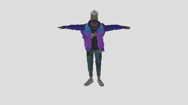 T- Pose 3D Model