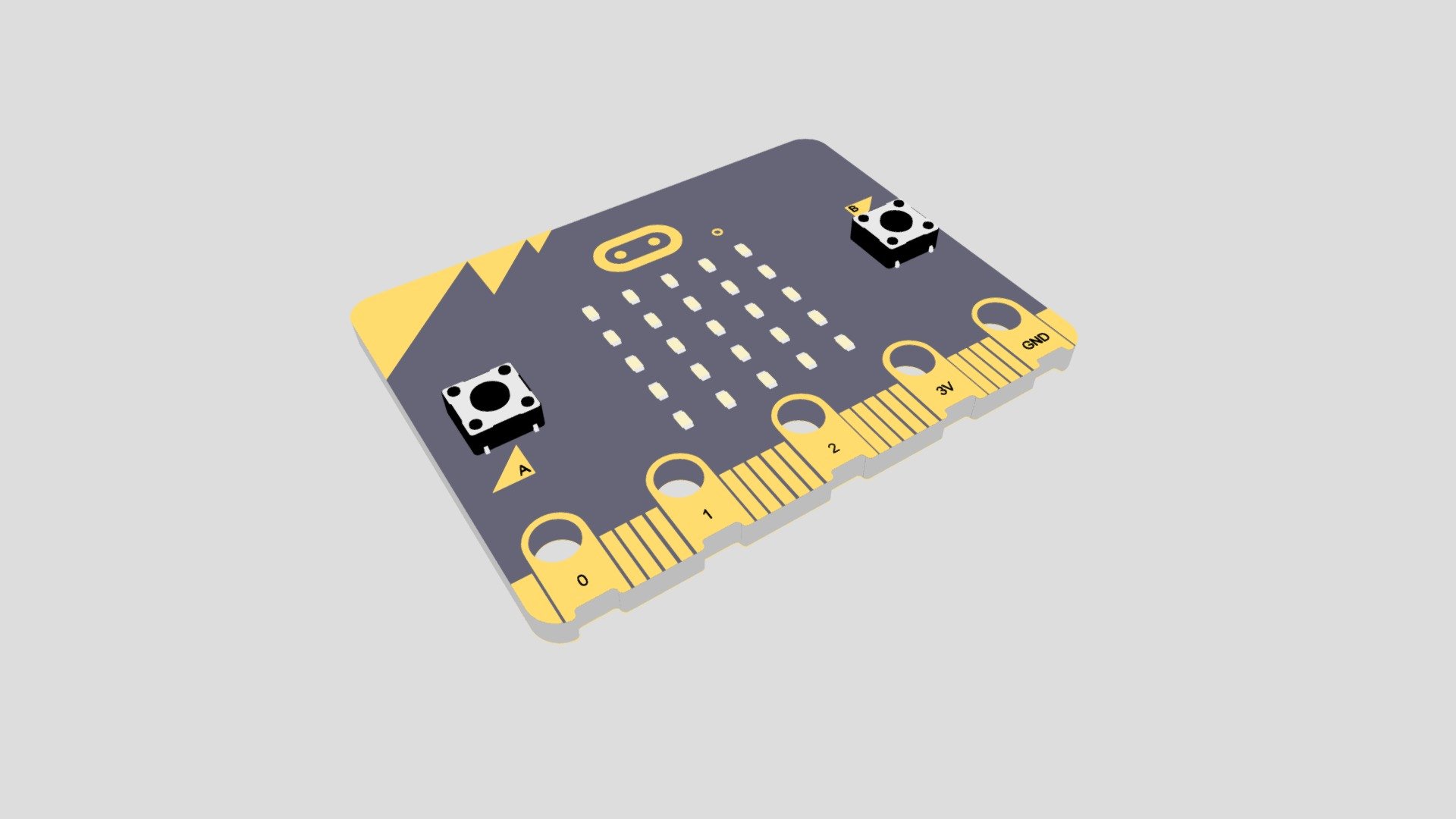 Microbit V2 - 3D Model By Maekers (@Innolabs01) [c40b58b] - Sketchfab