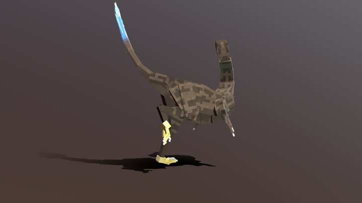 Blockbench / Halszkaraptor escuilliei 3D Model