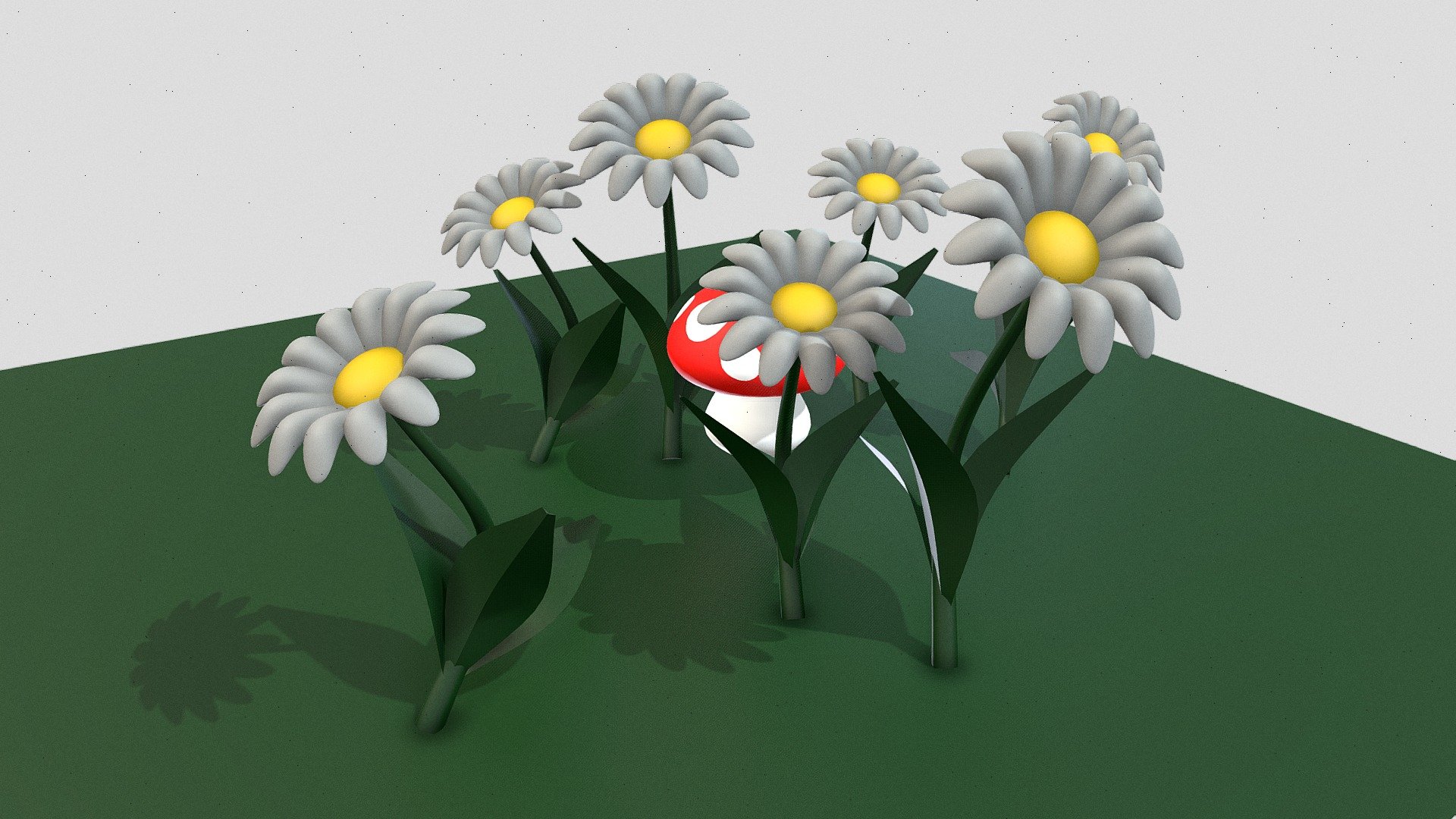 Daisy Flowers Nomad Sculpt Download Free 3D model by ProcreateFX [c40cf9c] Sketchfab
