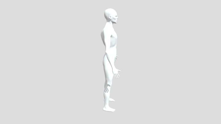 Character retopology 3D Model