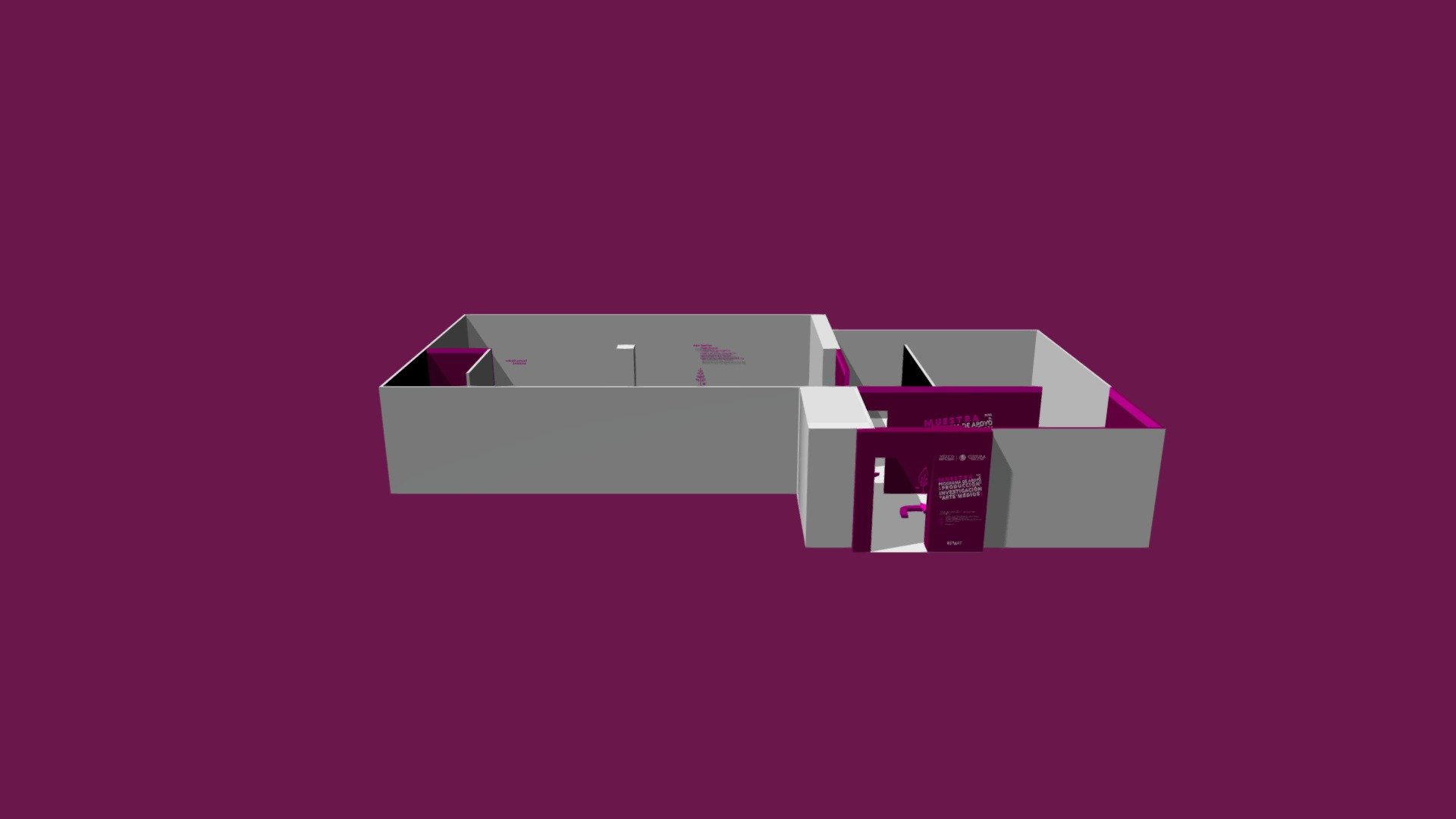 Galeria Central — Sketchfab embed 3D viewer