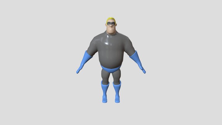Mr Increible 3D Model