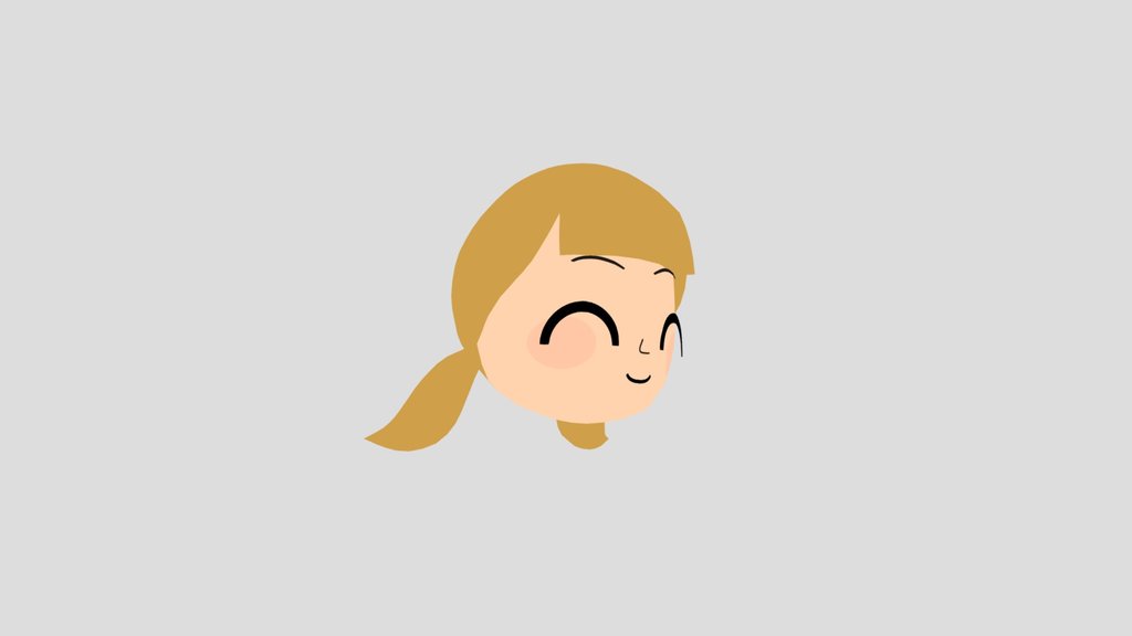 Happy 3 mii head