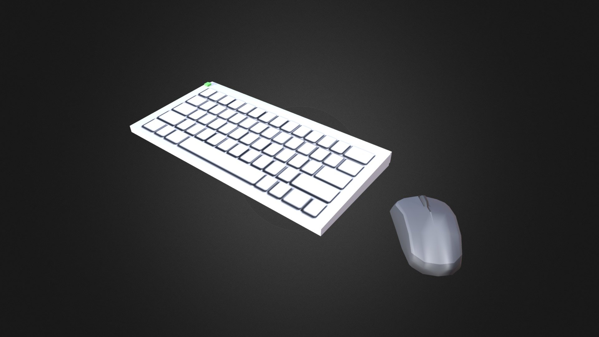 Household Props Challenge Day #6 - Mouse & Keyb. - 3D model by Liberi ...