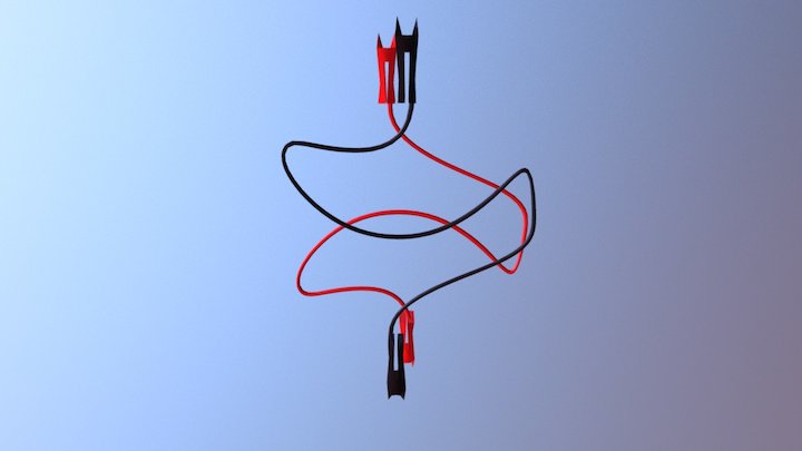 Jumper Cables 3D Model