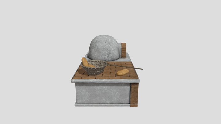 Brick_bread_oven 3D Model