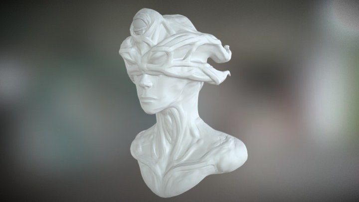 Head Parasite WIP 3D Model