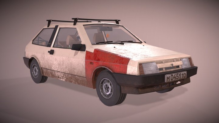 VAZ-2108 3D Model