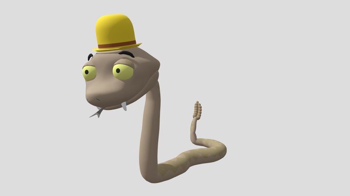 Brer Rattlesnake/Desert Rattlesnake – Free 3D Model STL