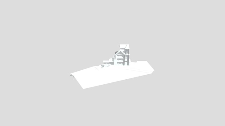 B 3D Model