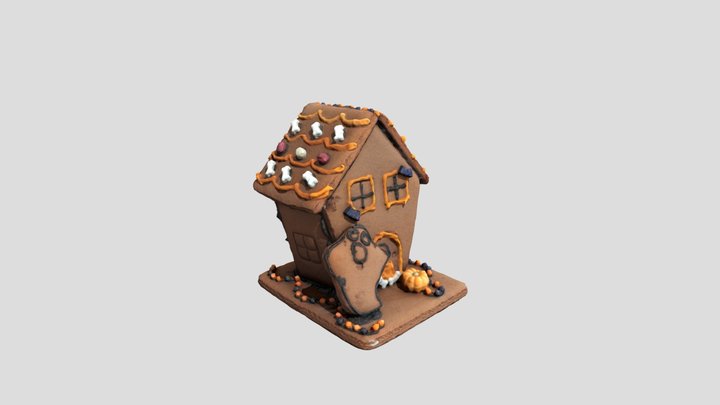 Brenda's Halloween Cookie House 3D Model