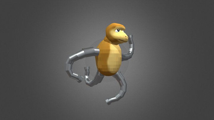 Oog Boog Pokemon 3D Model