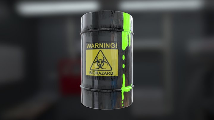 Metal_Barrel 3D Model