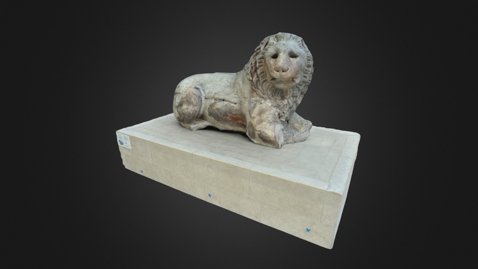 Colossal Marble Lion (123D Catch) - 3D model by Thomas Flynn ...