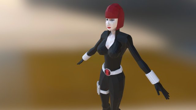 Black Widow V7 3D Model
