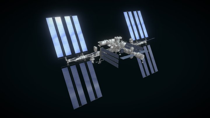 International Space Station 3D model 3D Model