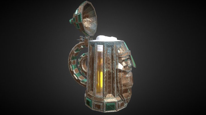 Dwemer Beer Stein 3D Model
